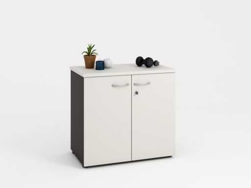 Armoire basse portes battantes GARANCE H72 made in France