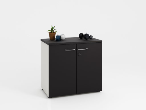 Armoire basse portes battantes GARANCE H72 made in France