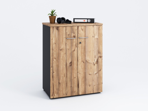 Armoire basse portes battantes GARANCE H104 made in France