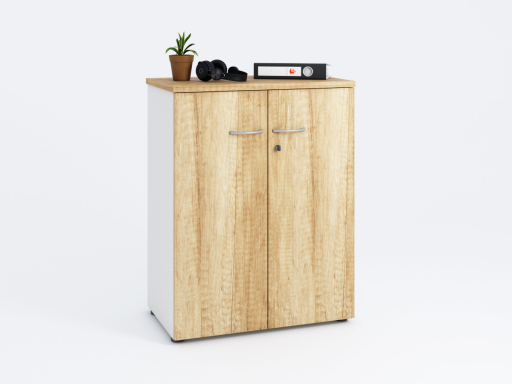 Armoire basse portes battantes GARANCE H104 made in France