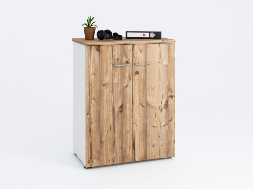 Armoire basse portes battantes GARANCE H104 made in France