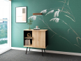 Normatic - Armoire porte battante FLEXY sur pieds métal H105