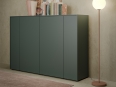 Stola - Armoire mi-haute push open laquée OSTARA O3 L184xH130