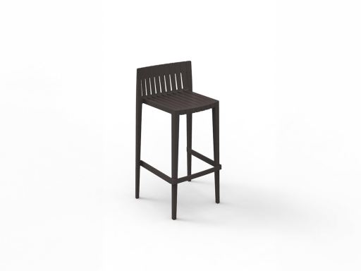 Lot de 4 tabourets hauts d'intérieur ou extérieur, fabrication espagnole