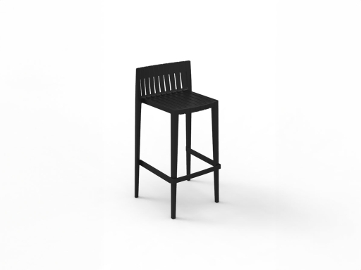 Lot de 4 tabourets hauts d'intérieur ou extérieur, fabrication espagnole