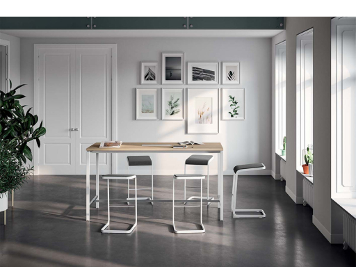 Tabouret ergonomique haut pour coworking
