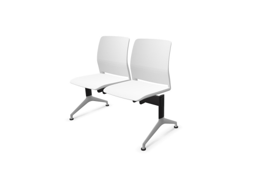 Banc d'accueil sur poutre MOTUS en polypropylène