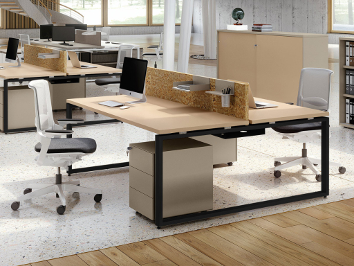 Bureau partagé contemporain, 2 personnes