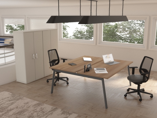 Bureau double 2 personnes ARKEN pas cher