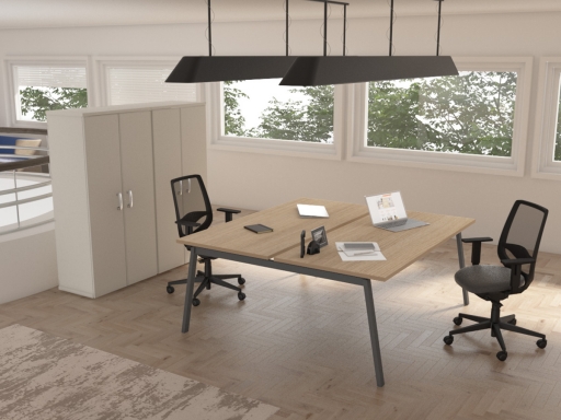 Bureau double 2 personnes ARKEN pas cher