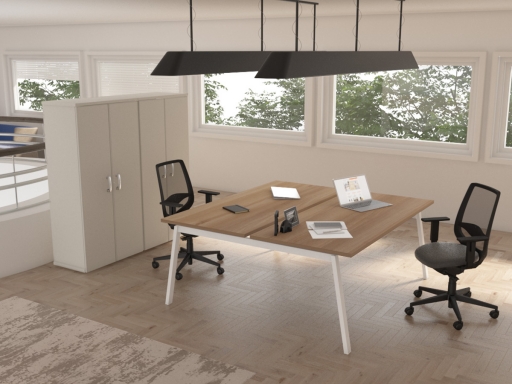 Bureau double 2 personnes ARKEN pas cher