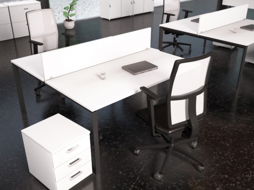 Bureau bench 2 personnes économique