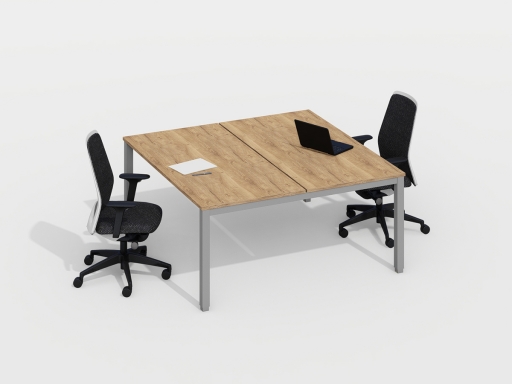 Bureau vis à vis 2 personnes AKKA pas cher, coworking