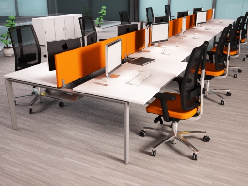 Bureau bench 10 personnes contemporain pas cher