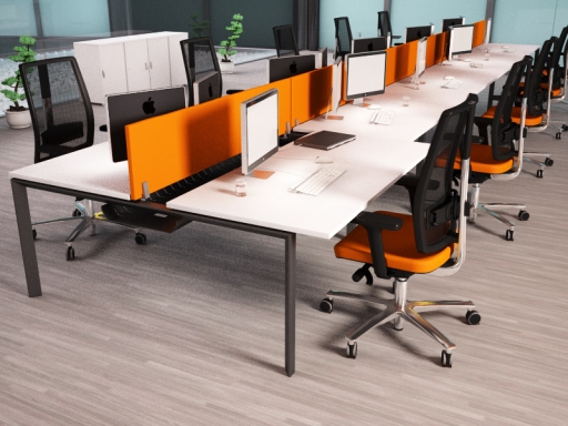 Bureau bench 10 personnes contemporain pas cher