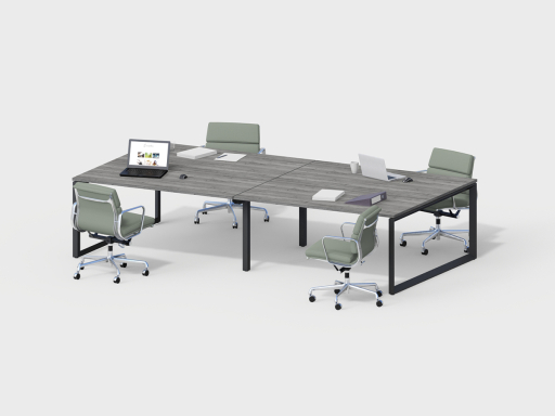 Bureau bench 4 personnes SPARTACUS, fabriqué en Espagne