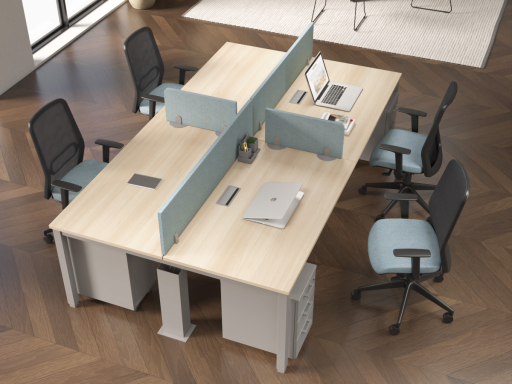 bureau partagé 4 personnes contemporain, par cher