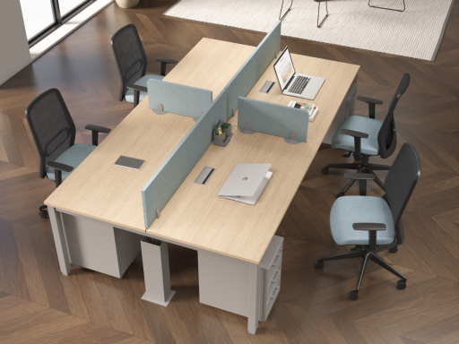 bureau partagé 4 personnes contemporain, par cher