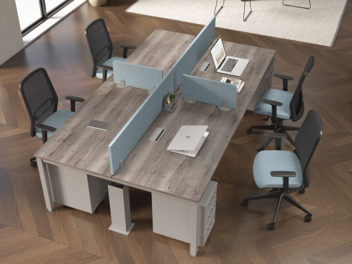 bureau partagé 4 personnes contemporain, par cher