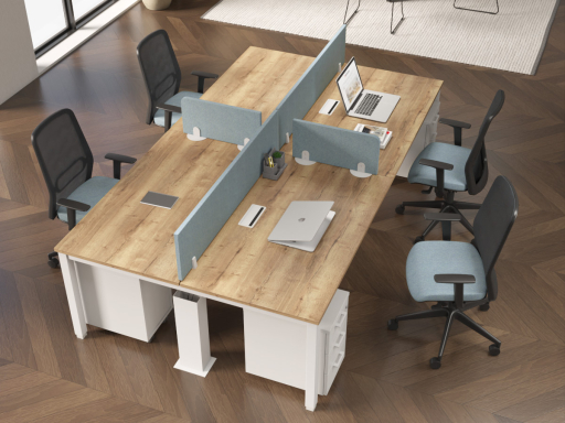 bureau partagé 4 personnes contemporain, par cher