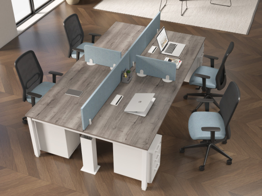 bureau partagé 4 personnes contemporain, par cher