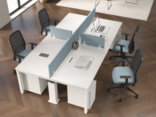 bureau partagé 4 personnes contemporain, par cher