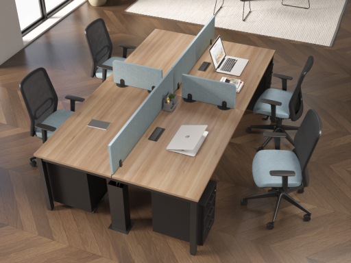 bureau partagé 4 personnes contemporain, par cher