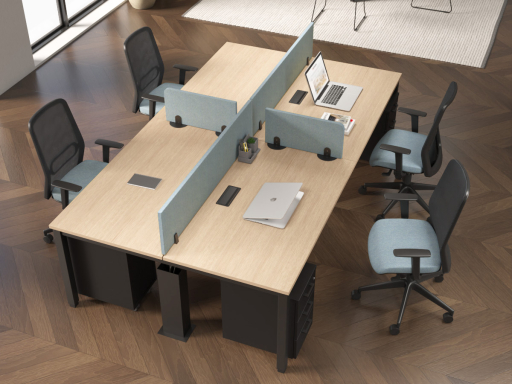 bureau partagé 4 personnes contemporain, par cher