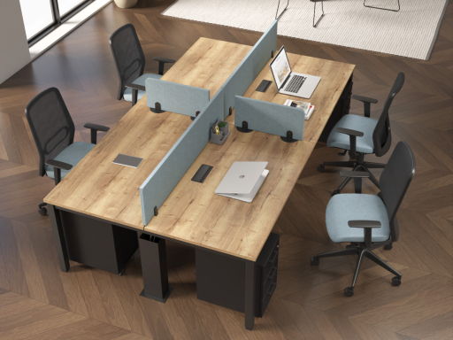 bureau partagé 4 personnes contemporain, par cher