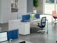 Kesiolt - Bureau bench 2 personnes ARCTIC sur armoires