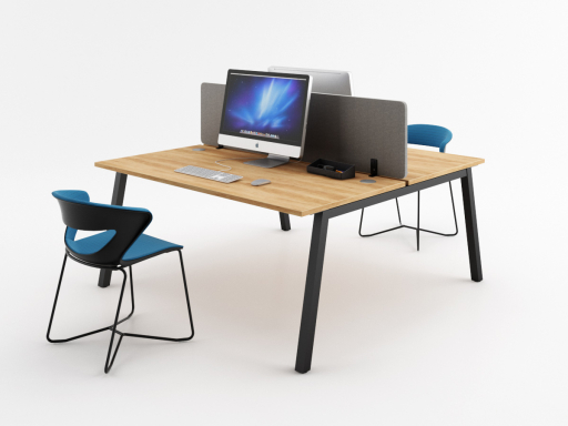 Pack bureau double HERITAGE + cloisons , pas cher