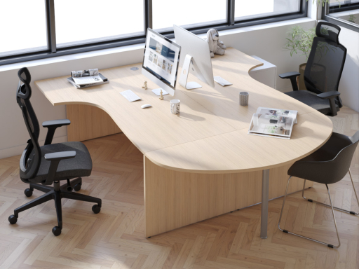 Bureau bench compact PILOTE avec extension, Made in France