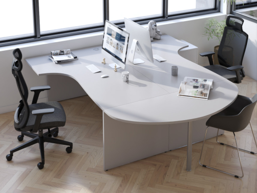 Bureau bench compact PILOTE avec extension, Made in France