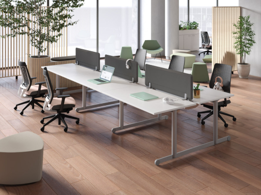 Bureau partagé design 6 personnes