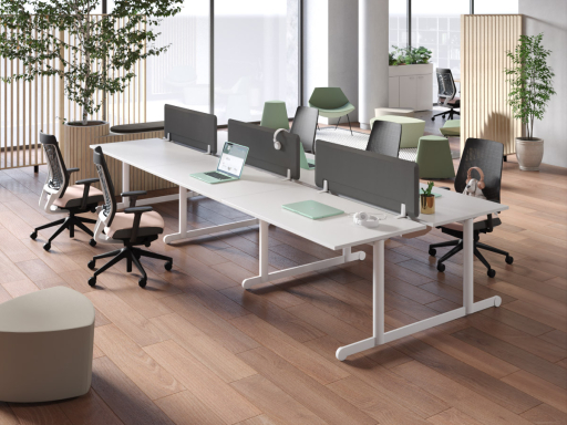 Bureau partagé design 6 personnes