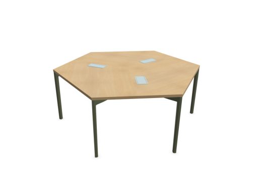 Bureau bench 3 personnes design AXY