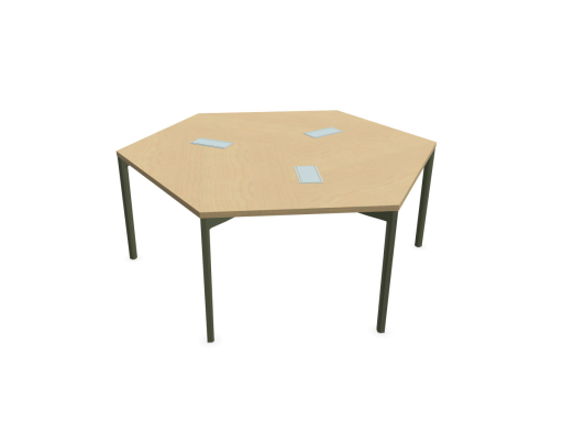 Bureau bench 3 personnes design AXY