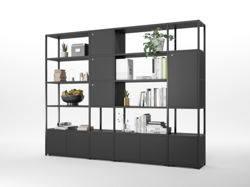Bibliothèque design pour open space et flex office, italienne et pas chère