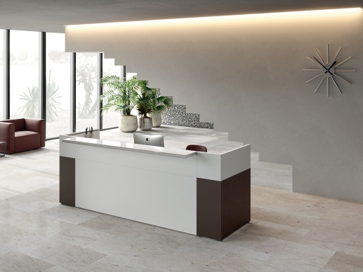 Banque d'accueil SOPHIA style contemporain