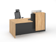 Normatic - Pack banque d'accueil AMBIANCE Lite + siège ergonomique