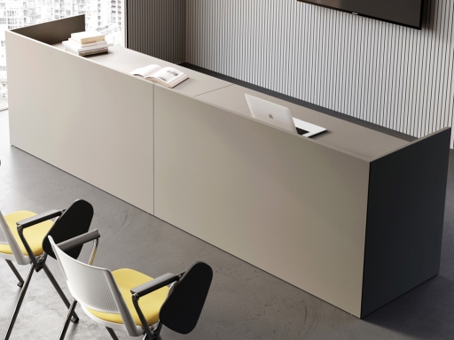 comptoir d'accueil design pas cher, fabriqué en italie