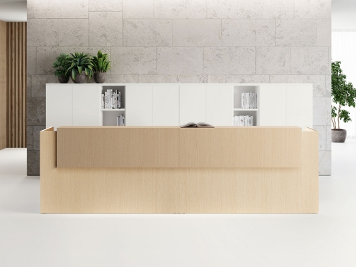 Banque d'accueil design, fabriqué en italie