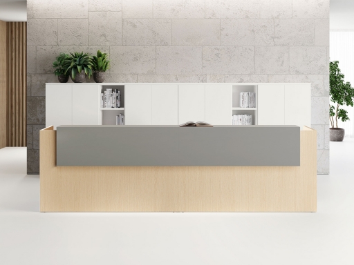 Banque d'accueil design, fabriqué en italie