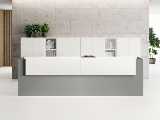 Banque d'accueil design, fabriqué en italie