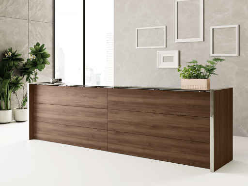 banque d'accueil design fabriqué en Italie