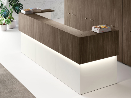 Bureau d'accueil design TOSCA +, fabriqué en Italie