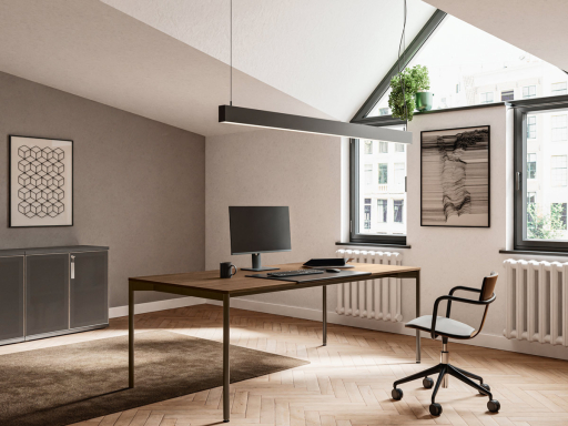 Bureau de direction en bois, haut de gamme