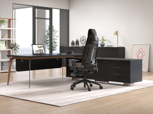 Bureau de direction en angle RUNNER X
