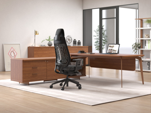 Bureau de direction en angle RUNNER X