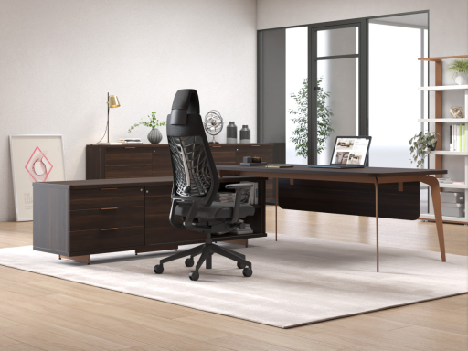 Bureau de direction en angle RUNNER X